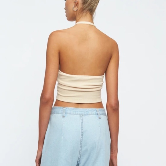 lioness le femme crop in oatmeal - Picture 2 of 2